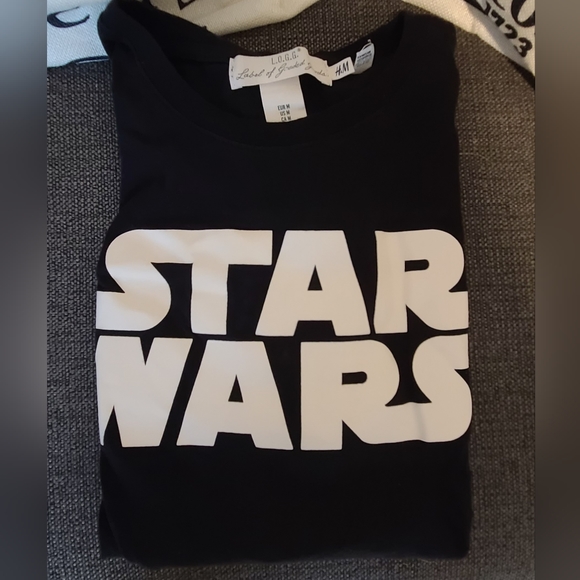 H&M L.O.G.G. Star Wars Logo T-shirt -Medium - Picture 2 of 6